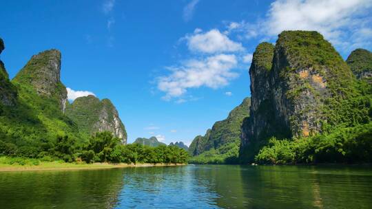 广西美景 桂林山水 漓江风光 漓江漂流