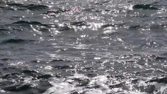 大海海面，汹涌的海浪视频素材模板下载