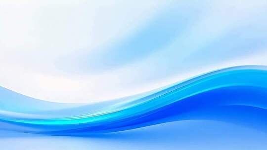 蓝色波浪背景素材