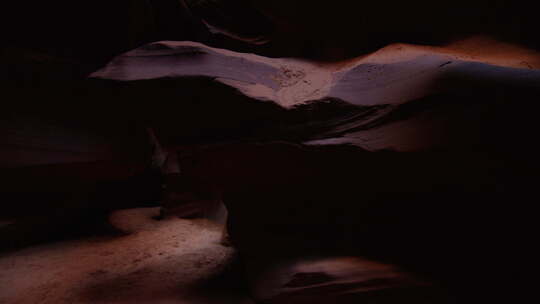 羚羊峡谷的沙子落下视频素材模板下载