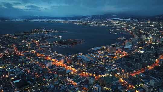 日本北海道函馆夜景