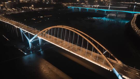 4K大气城市航拍日出日落夜景