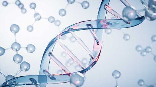DNA和分子序列动画视频素材模板下载