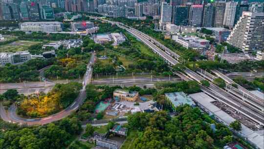 深圳_京港澳高速_城市建筑群004