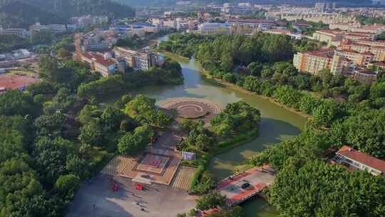 航拍福州闽江学院