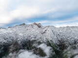 马岭天观雪山云雾缭绕景观 5K延时高清在线视频素材下载