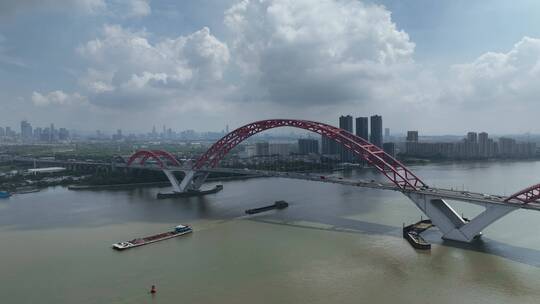 珠江新光大桥视频素材模板下载