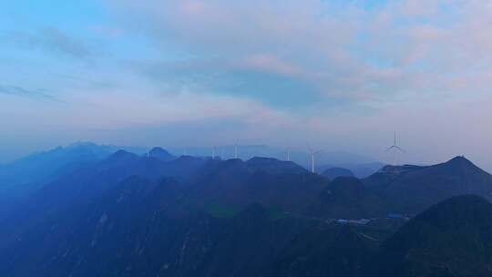 贵州花江峡谷大桥建设航拍