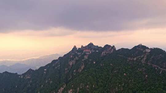 4K河南洛阳栾川老君山航拍