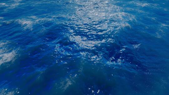 4K 海平面波浪翻滚和大海穿行视频素材模板下载