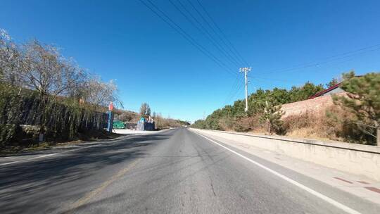 开车第一视角沿途风景 行驶在公路上(合集)