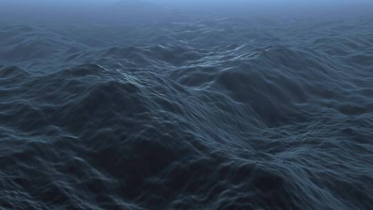 【4K】大海海水海平面-深海海面视频素材模板下载