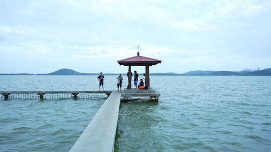 武汉东湖风景区听涛泳场