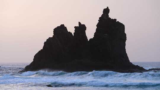 Benijo Beach，特内里费岛，加