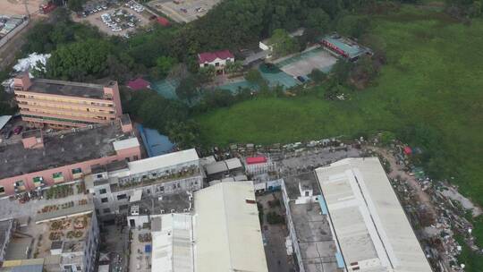 航拍深圳城市基础设施建设