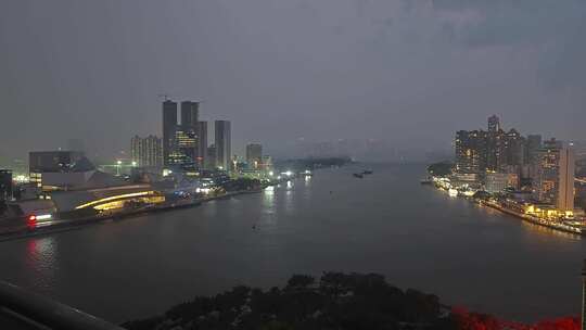 白鹅潭景观 广州三江汇聚