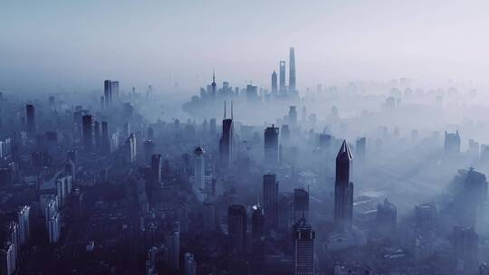 上海平流雾航拍合集