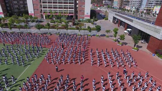 学校大景航拍