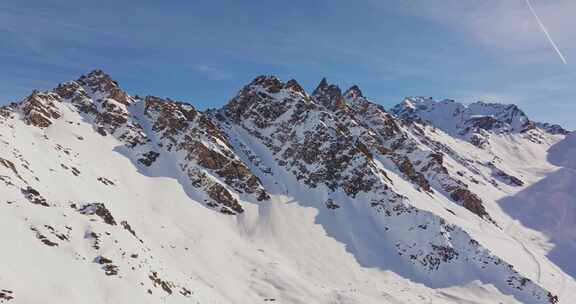 瑞士，阿尔卑斯山，雪，山脉