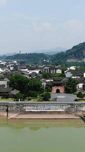 航拍湖南黔阳古城4A景区