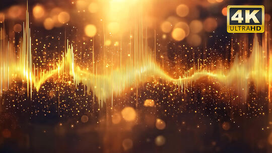 金色粒子特效背景2