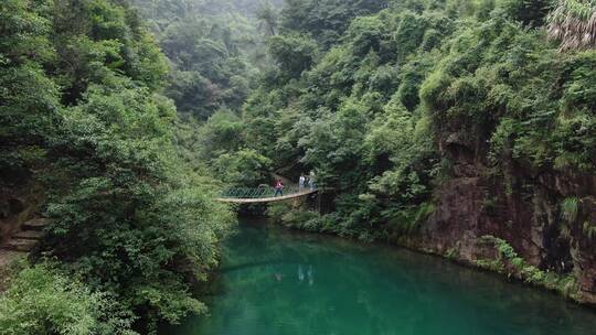 航拍浙江桐庐大奇山自然风光