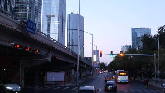 【4K原创】城市夜景、夜景车流、城市街道