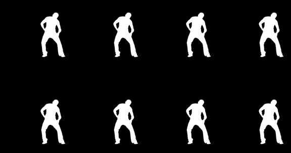 096 4K时尚酷炫动态街舞舞蹈背景