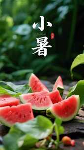 小暑时节夏季自然美景 竖屏