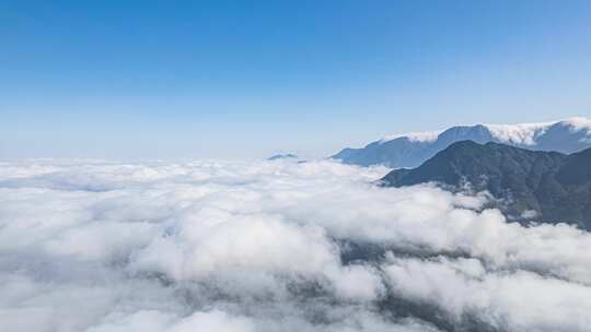 8K长江三峡流瀑云海自然风光航拍延时