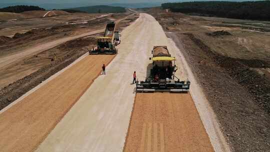 公路施工现场