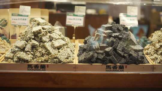 陕西西安回民街美食芝麻酥花生酥升格慢镜