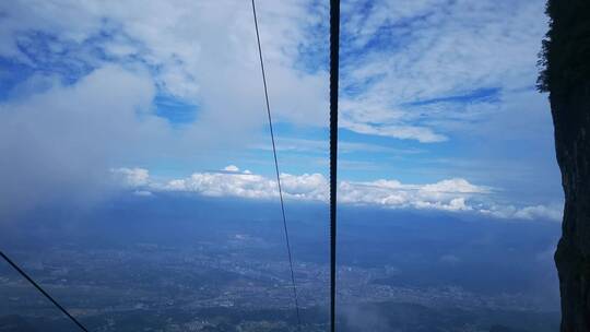 湖南 张家界 天门山 索道 观光车