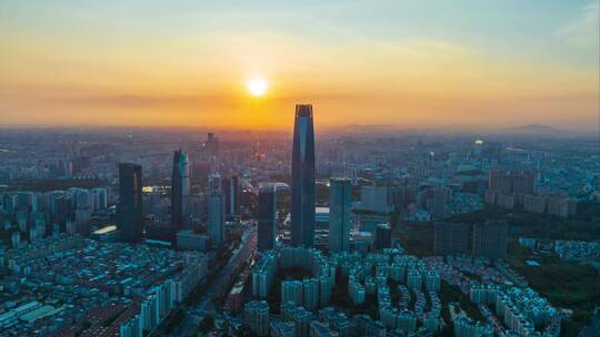 广东省东莞市城市风光延时