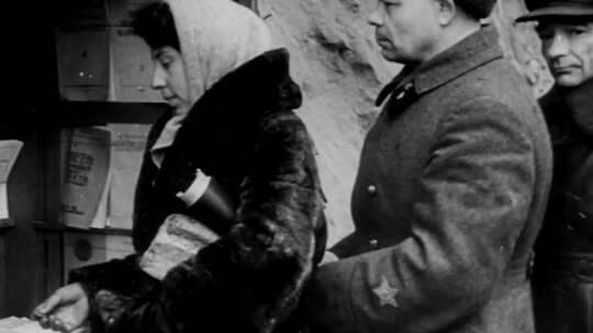 1942年 苏联 莫斯科保卫战宣传画鼓舞士气