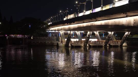 杭州运河登云大桥视频素材