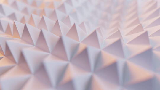 三角形吸音棉材料3D渲染