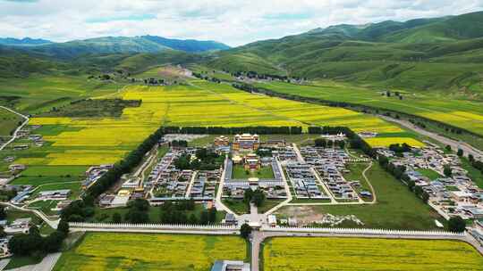 4K航拍四川川西甘孜大气风景