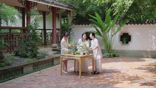 健康生活方式  花茶 玻璃