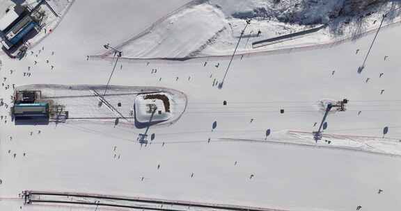 万峰通化滑雪场航拍