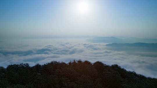 山中云海延时