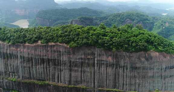 C丹霞山高空4k航拍视频