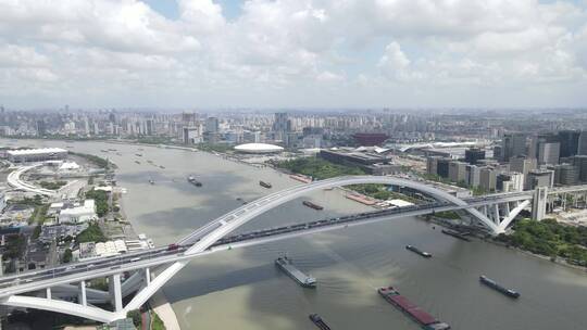 上海卢浦大桥4K航拍原素材视频素材模板下载