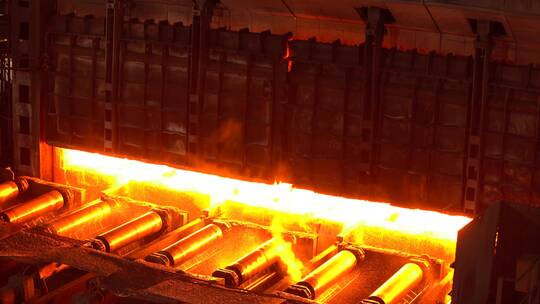 钢铁行业实拍视频  轧钢工业