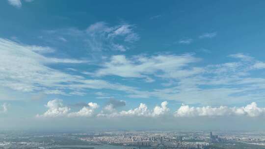 江门白云天空延时