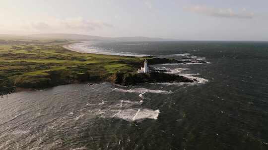 Turnberry，灯塔，海，海洋