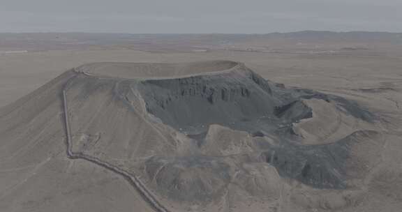 乌兰察布草原火山群航拍