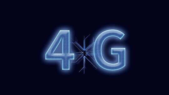 4G三维科技感电路板生长线条场景