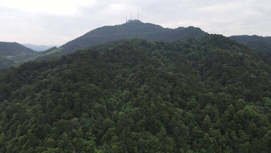 航拍湖南中坡山国家森林公园
