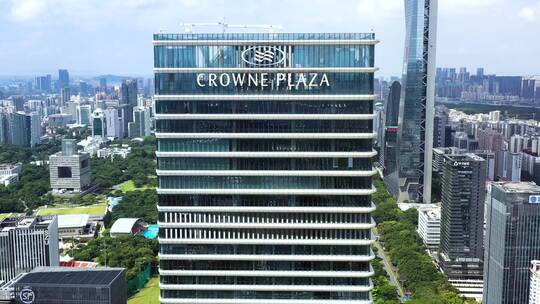 科技园深铁金融科技大厦、CROWNE PLAZA航拍